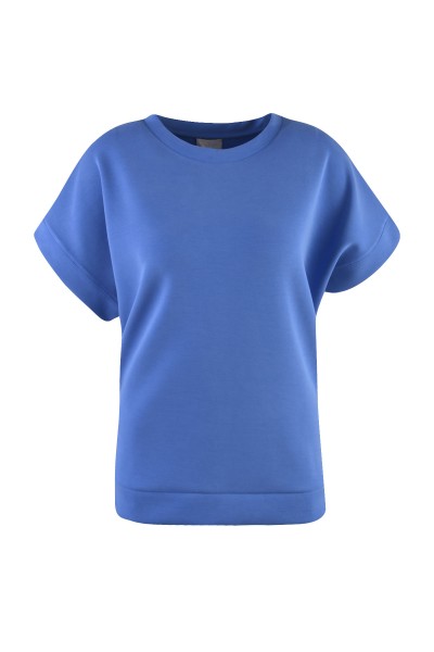 Milano Italy - Sweatshirt mit kurzen Ärmeln, Hellblau